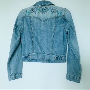 Old Navy Beaded Back Denim Jacket